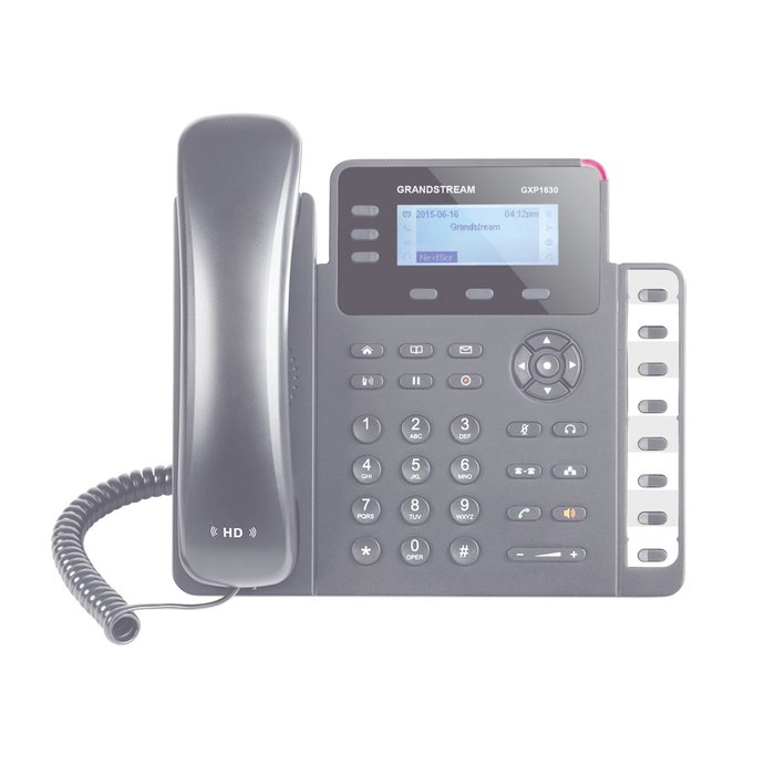 Teléfono IP SMB de 3 líneas con 3 teclas de función, 8 teclas de extensión BLF y conferencia de 4 vías, PoE