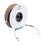 Carrete de Fibra Óptica Monomodo con conectores LC-LC Duplex, Reforzada con Kevlar, de 50 metros