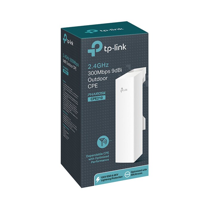 Punto de Acceso WI-Fi N 300Mbps en 2.4GHz, 2 antenas integradas de 9dBi, MIMO 2X2.