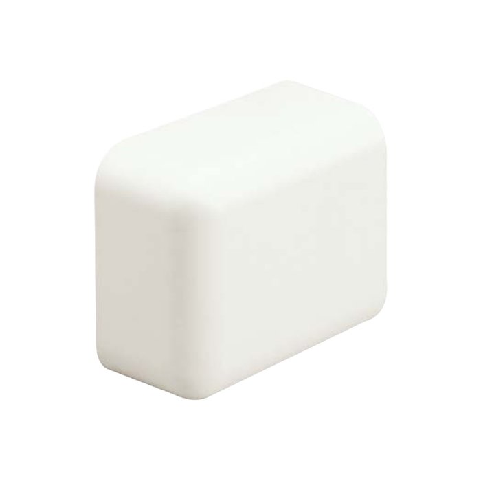 Tapa Final, para uso con canaleta LD10, material ABS, Color Blanco Mate