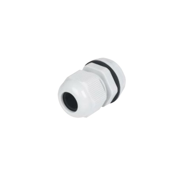 Conector Plástico Tipo Glándula para Cable de 12 a 15 mm de Diámetro.