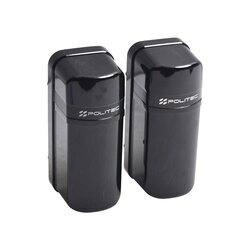 BARRERA DE DOBLE RAYO PARA DETECCIÓN DE CRUCE DE INTRUSOS / INCLUYE BRACKET DE INSTALACIÓN /FÁCIL ALINEACIÓN(1 INSTALADOR ES SUFICIENTE) /COBERTURA DE 120 METROS EN EXTERIOR Y 250 Mts INTERIOR /SIN FALSA ALARMAS POR SOL