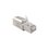Plug RJ45 Cat6A Blindado, Terminación en Campo, Compatible con Todas las Categorías, Sin Clip Protector de Seguro
