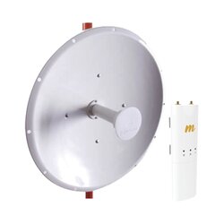 Kit de radio C5c con antena NP1 de 30 dBi , Frecuencia (4.9-6.2 GHz), incluye jumper, ideal para distancias de hasta 30km