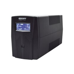 UPS de 600VA/360W / Topología Línea Interactiva / Entrada y Salida 120 Vca / Regulador de Voltaje AVR 80-150 Vca / Clavija NEMA 5-15P / 4 Tomas NEMA 5-15R