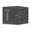 Gabinete PanZone de Montaje en Pared, de 19in, Puerta Perforada, 12 UR, 762mm de Profundidad, Color Negro