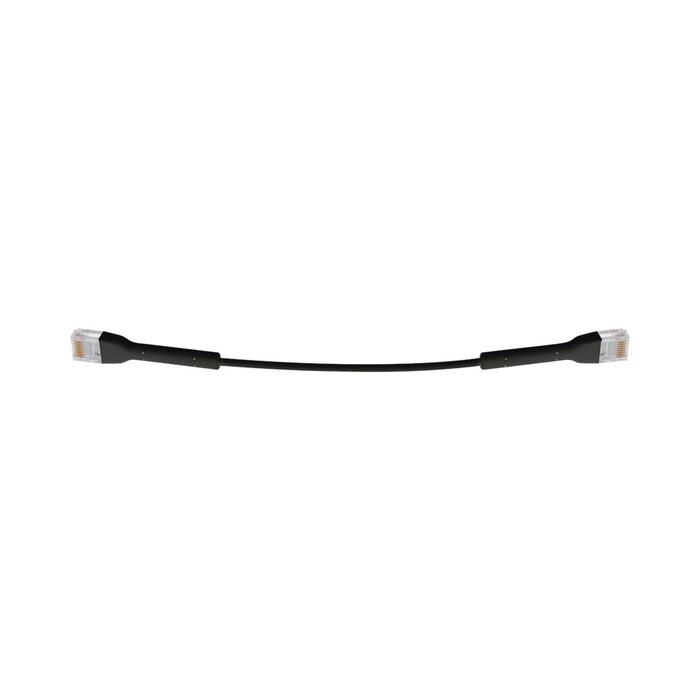 UniFi Ethernet Patch Cable Cat6 de 22 cm, color negro