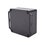 Gabinete Plástico Negro para Exterior (IP65) de 120 x 120 x 60 mm Cierre por Tornillos.