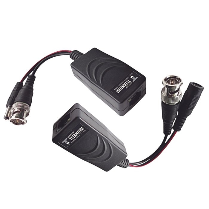 Kit de transceptores activos TURBO HD de 36 Vcd a 12 Vcd , a través de cable UTP Cat5e / 6