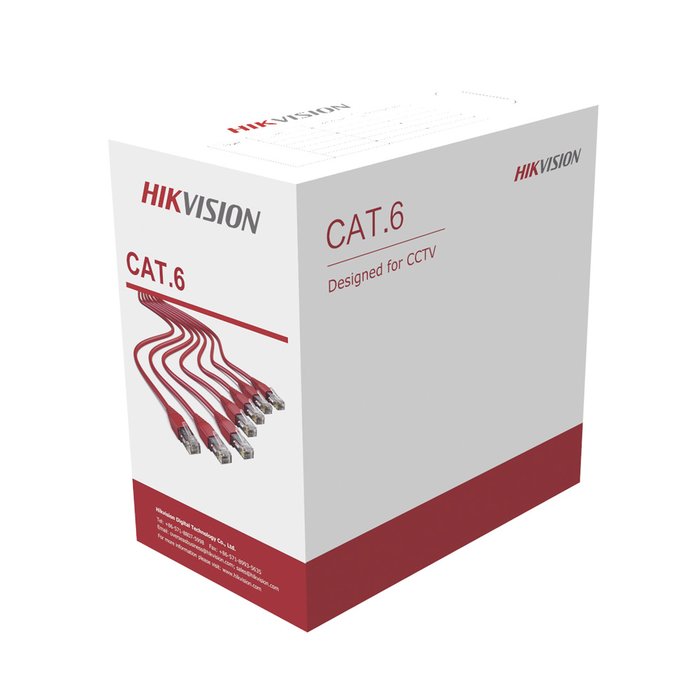 Bobina de Cables UTP 305 mts / Cat6 / CCA / 24 AWG / PVC / Uso en Interior