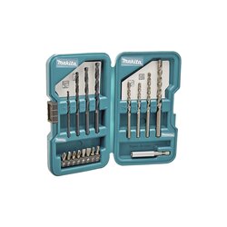 Juego de accesorios multipropósito 17 piezas para metal, concreto, madera y puntas para atornillar.