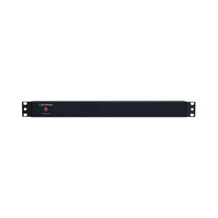 PDU Básico Para Distribución de Energía, Con 12 Tomas NEMA 5-15R Traseras, 1UR, 15 Amp, 120 Vca