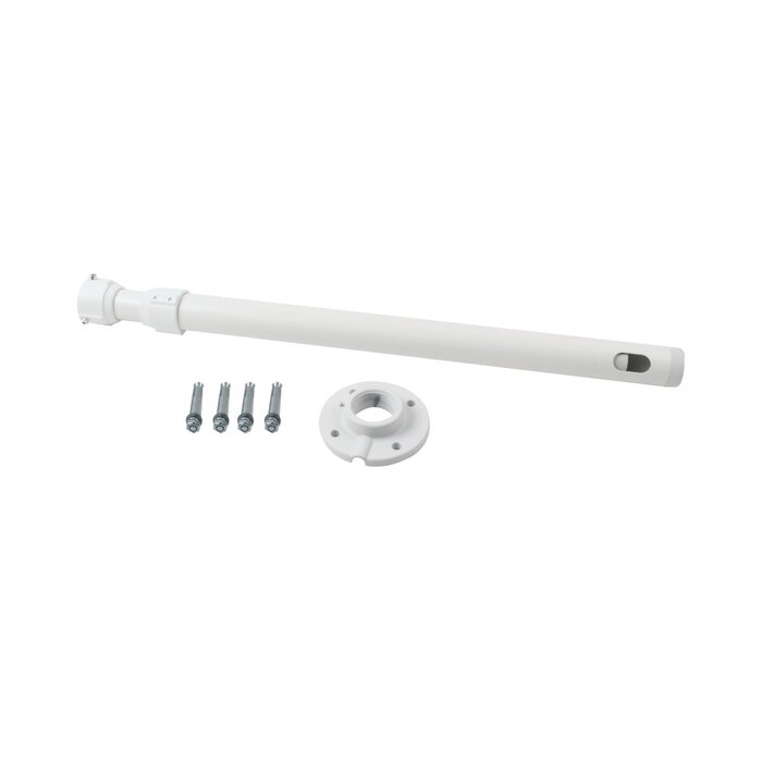 Montaje de techo telescópico tipo tubo para PTZ Hikvision, largo 60 cm - 120 cm