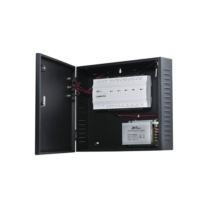 Controlador de Acceso / 1 PUERTA / Funcion ADMS PUSH Incluida / Alta Seguridad / 3 Años de Garantía / Biometría Integrada / 20,000 Huellas / Software de integración ZKBioSecurity