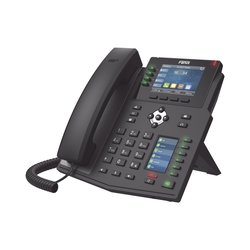 Teléfono IP Empresarial con Estándares Europeos, 16 lineas SIP con pantalla LCD a color, 30 teclas DSS/BLF, puertos Gigabit, IPv6, Opus y conferencia de 3 vías, PoE/DC (incluye fuente).