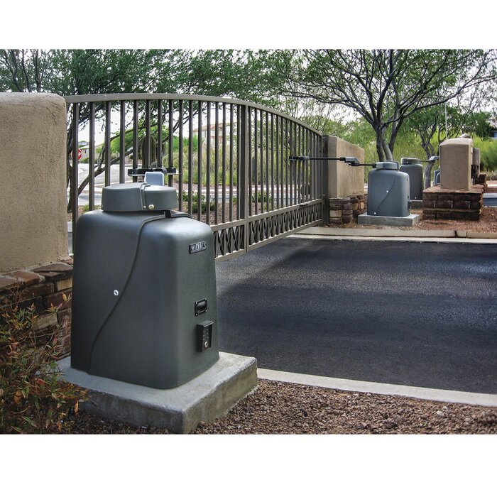 Operador DKS Primario Para Puertas Abatibles / Puerta de hasta 7.6 M / Máximo Peso por Hoja de 907 Kg / USO CONTINUO