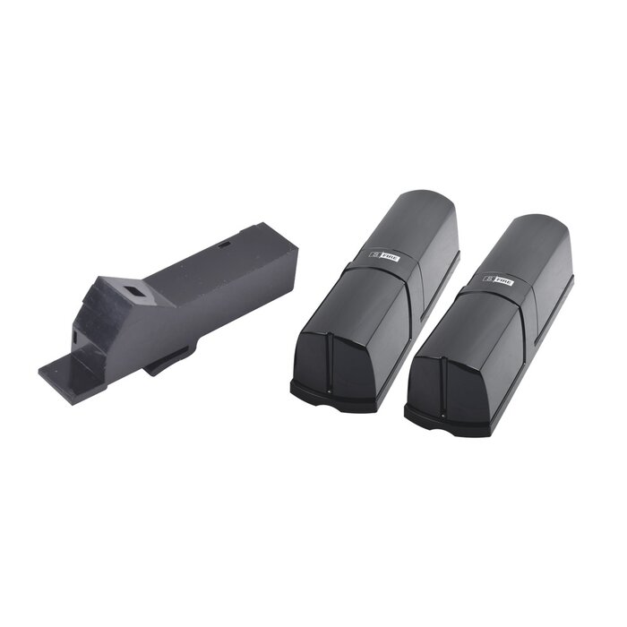 KIT Detector de rayo fotoeléctrico / 4 rayos / 4 frecuencias / 250mts exterior / Alimentacion 12-24 vcd