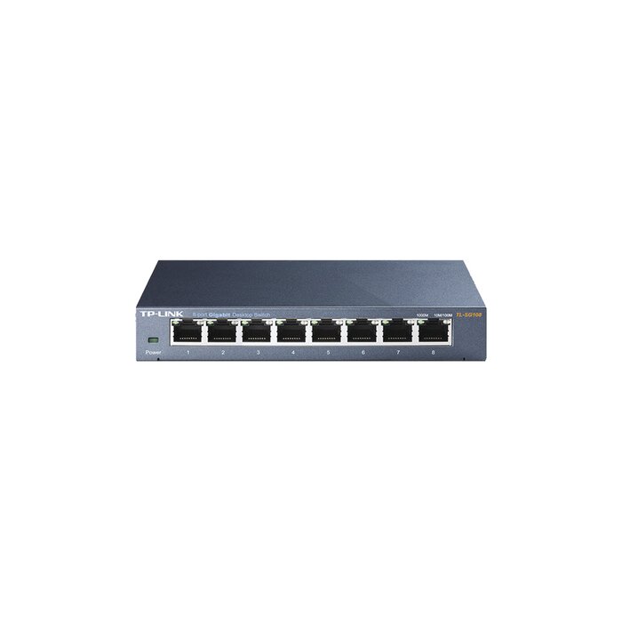 Switch Gigabit no administrable de 8 puertos 10/100/1000 Mbps