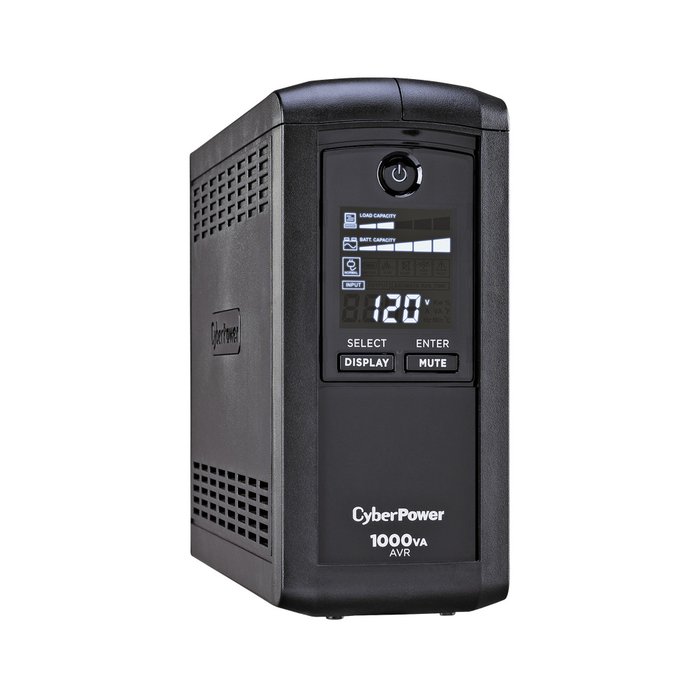 UPS de 1000 VA/600 W, Topología Línea Interactiva, Entrada 120 Vca NEMA 5-15P, Tipo Mini Torre, Con 9 Tomas NEMA 5-15R