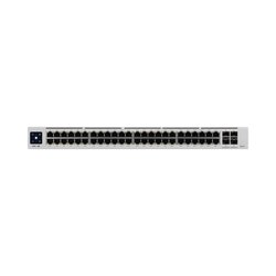 UniFi Switch USW-Pro-48-POE Gen2, Capa 3 de 48 puertos PoE 802.3at/bt + 4 puertos 1/10G SFP+, 600W, pantalla informativa