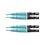 Jumper de Fibra Optica Multimodo 50/125 OM3, LC-LC Duplex, OFNR (Riser), Color Aqua, 3 Metros