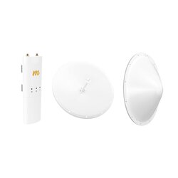 Kit de radio C5c con Antena de 28dBi, Frecuencia (4.9-6.5 GHz), ideal para distancia de hasta 20 km, Radomo Incluido