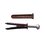 Paquete de 10 taquetes café 1 3/4" y 10 tornillos 10mm x 1 3/4" (1104-05002)