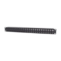 Patch Panel UTP Z-MAX Categoría 6, de 48 puertos, Plano, 1UR