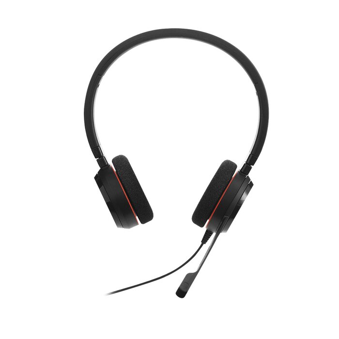 Jabra Evolve 20 DUO con conexión USB, micrófono con cancelación de ruido de ultima generación, configuración Plug and Play (4999-829-209)
