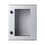 Gabinete de Poliéster IP66 Puerta Transparente, Uso en Intemperie (400 x 500 x 200 mm) con Placa Trasera Interior (Incluye Chapa y Llave).