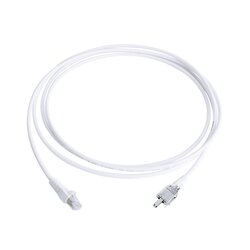 Patch Cord TERA Cat5e 10/100BASE-T, de 2 pares y conector modular, LS0H, Color Blanco, 3 metros