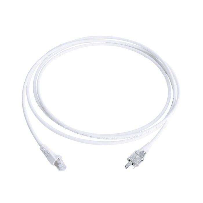 Patch Cord TERA Cat5e 10/100BASE-T, de 2 pares y conector modular, LS0H, Color Blanco, 3 metros