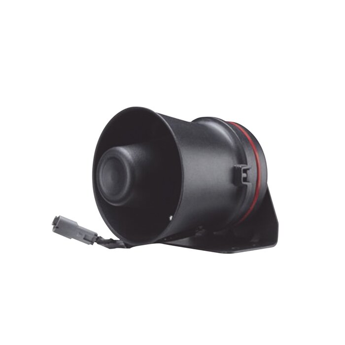 Bocina de uso Rudo para Motocicleta, de 100 W, Alto Rendimiento y Base en Aluminio, 8 Ohms de Impedancia