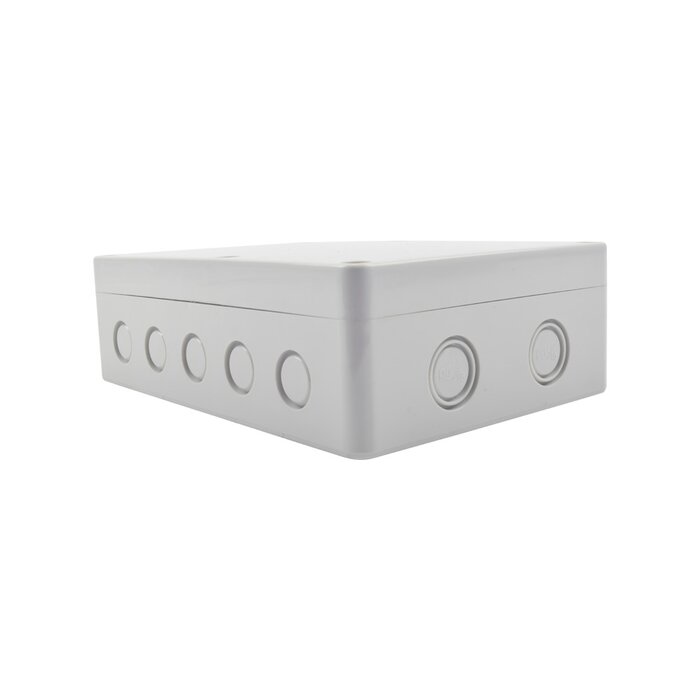 Gabinete Plástico para Exterior (IP65) de 180 x 125 x 57 mm Cierre por Tornillos.