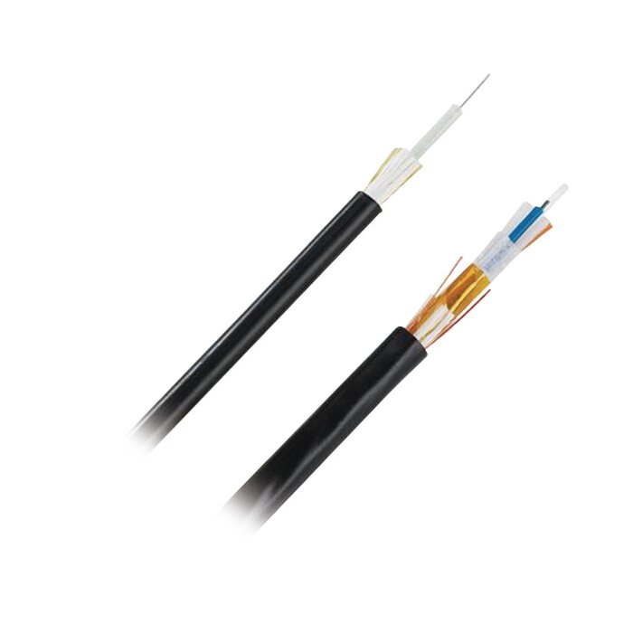 Cable de Fibra Óptica de 6 hilos, Multimodo OM4 50/125 Optimizada, Interior/Exterior, Loose Tube 250um, No Conductiva (Dieléctrica), OFNR (Riser), Precio Por Metro