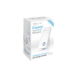 Repetidor / Extensor de Cobertura WiFi N, 300 Mbps, 2.4 GHz , con 1 puerto 10/100 Mbps