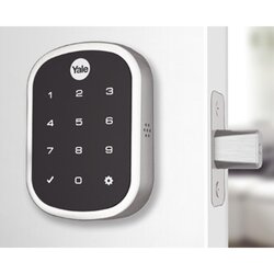 Cerradura Autónoma ASSURE YRD256, Niquel Satinado, Teclado Discreto al frente, PIN, Posible Integración con Zwave y Apertura por Smartphone