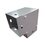 Derivación codo horizontal de 90 grados 100 x 100 mm, fabricado en lámina de acero al carbón