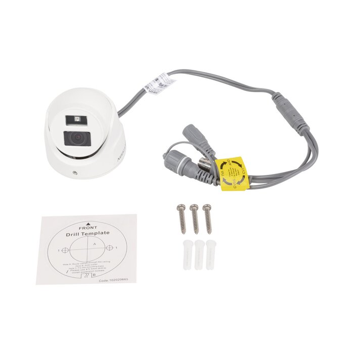Ultra Mini Turret TURBO 1080p / Gran Angular / Lente 2.8 mm / 20 mts IR EXIR / Exterior IP67 / 4 Tecnologías (TVI / AHD / CVBS) / dWDR