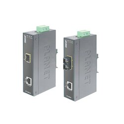 Convertidor de medios Industrial 10/100Base-TX a 100Base-FX Interfaz SC