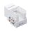 Módulo Jack Keystone Cat6 con terminación 110 (Punchdown) para faceplate - Color Blanco