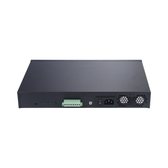 Switch Administrable Capa 2 de 8 puertos 10/100/1000 PoE + 2 x SFP Gigabit, con respaldo para energía solar