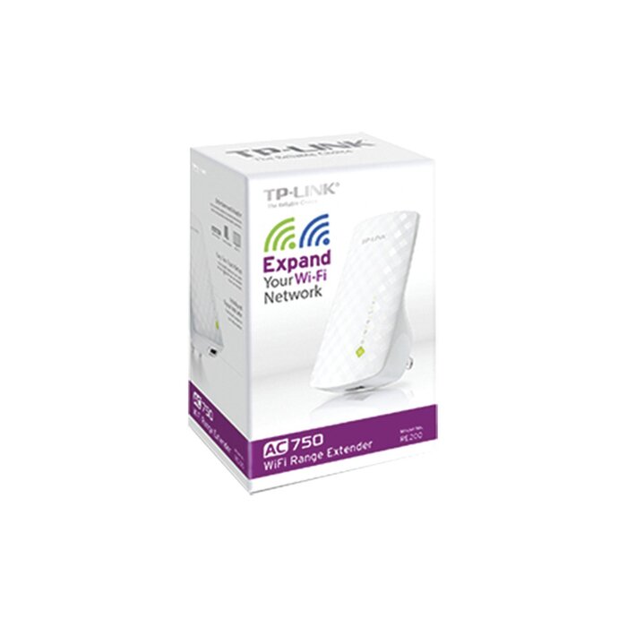 Repetidor / Extensor de Cobertura WiFi AC, 750 Mbps, doble banda 2.4 GHz y 5 GHz, con 1 puerto 10/100 Mbps