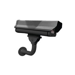 Gabinete Antivandálico IP66 con Brazo de Acero Color Negro