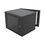 Gabinete Abatible de Pared (Con Marco Trasero) con Rack 19" de 12 Unidades. Ventana de Cristal Templado.