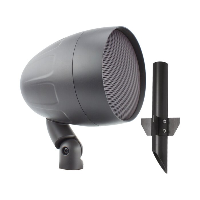 Acoustiscape 6.5in Landscape exterior, altavoz de 2 vías, 2.5-50 Watts, 8 ohms|70V|100V Switchable, incluye estaca