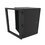 Gabinete Abatible de Pared (Con Marco Trasero) con Rack 19" de 16 Unidades. Ventana de Cristal Templado.