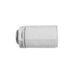 Conector de tubería rígida a caja (Racor), PVC Auto-extinguible, de 16 mm (5/8")