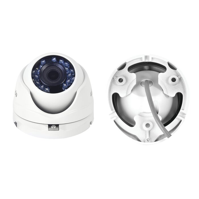 KIT TurboHD 1080p / DVR 8 Canales / 4 Cámaras Bala (exterior 2.8 mm) / 4 Cámaras Eyeball (exterior 2.8 mm) / Transceptores / Conectores / Fuente de Poder Profesional hasta 15 Vcd para Largas Distancias
