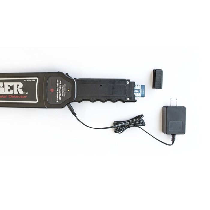 Cargador y batería recargable de 9 VCD para detector portátil RANGER1000 / RANGER15000